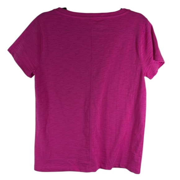 J. Crew Factory Hot Pink Girlfriend T-Shirt Size M - Picture 2 of 3